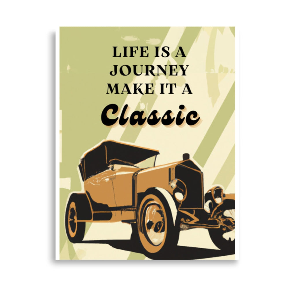 Classic Car Poster