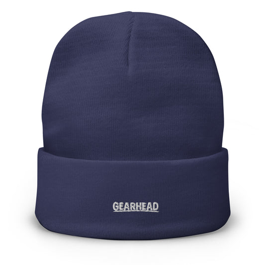 Unisex Gearhead Beanie | Gearhead Embroidery