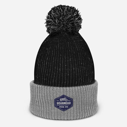 Unisex Pom-Pom Beanie | Motorcycle Gearhead