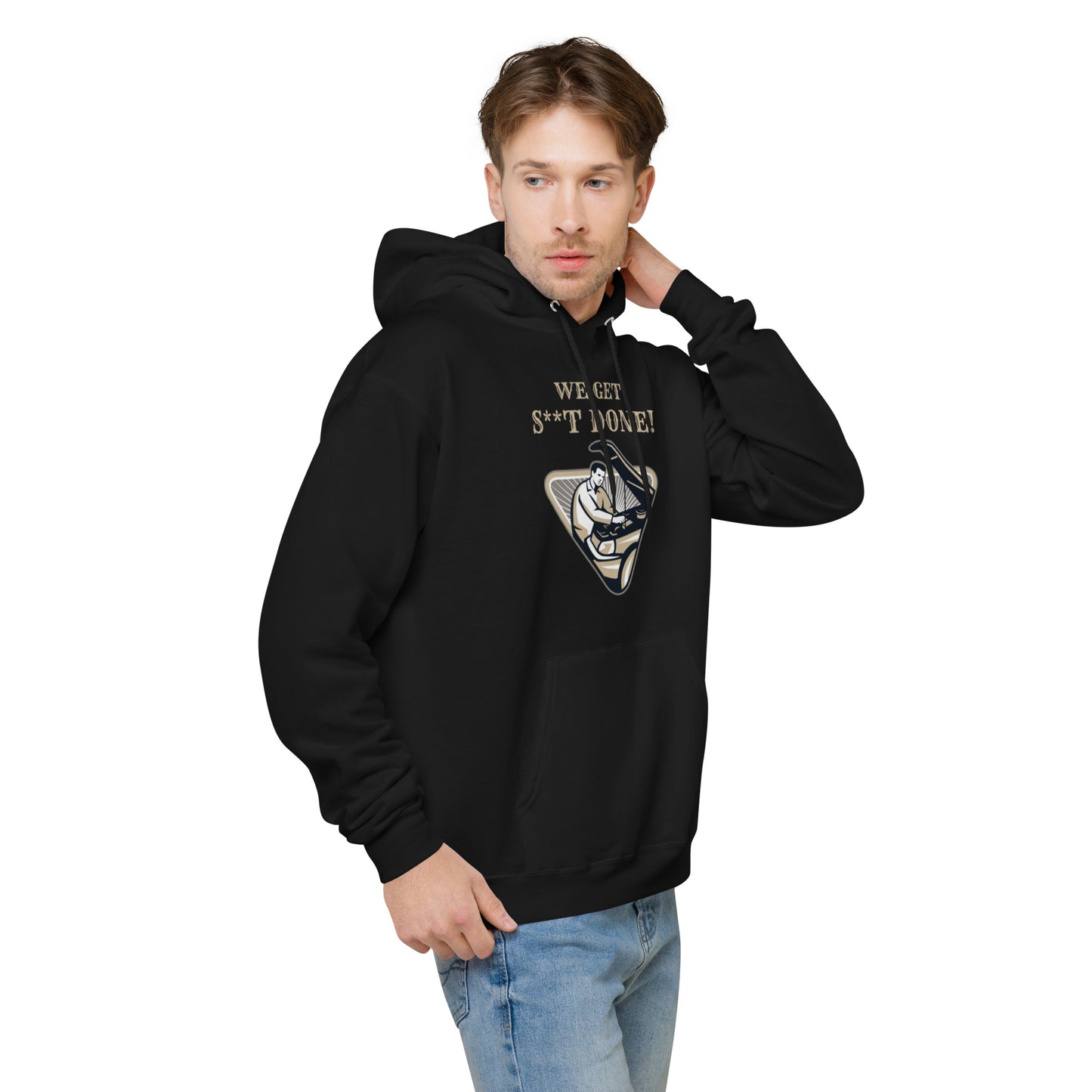 Unisex fleece hoodie | Mechanic Black