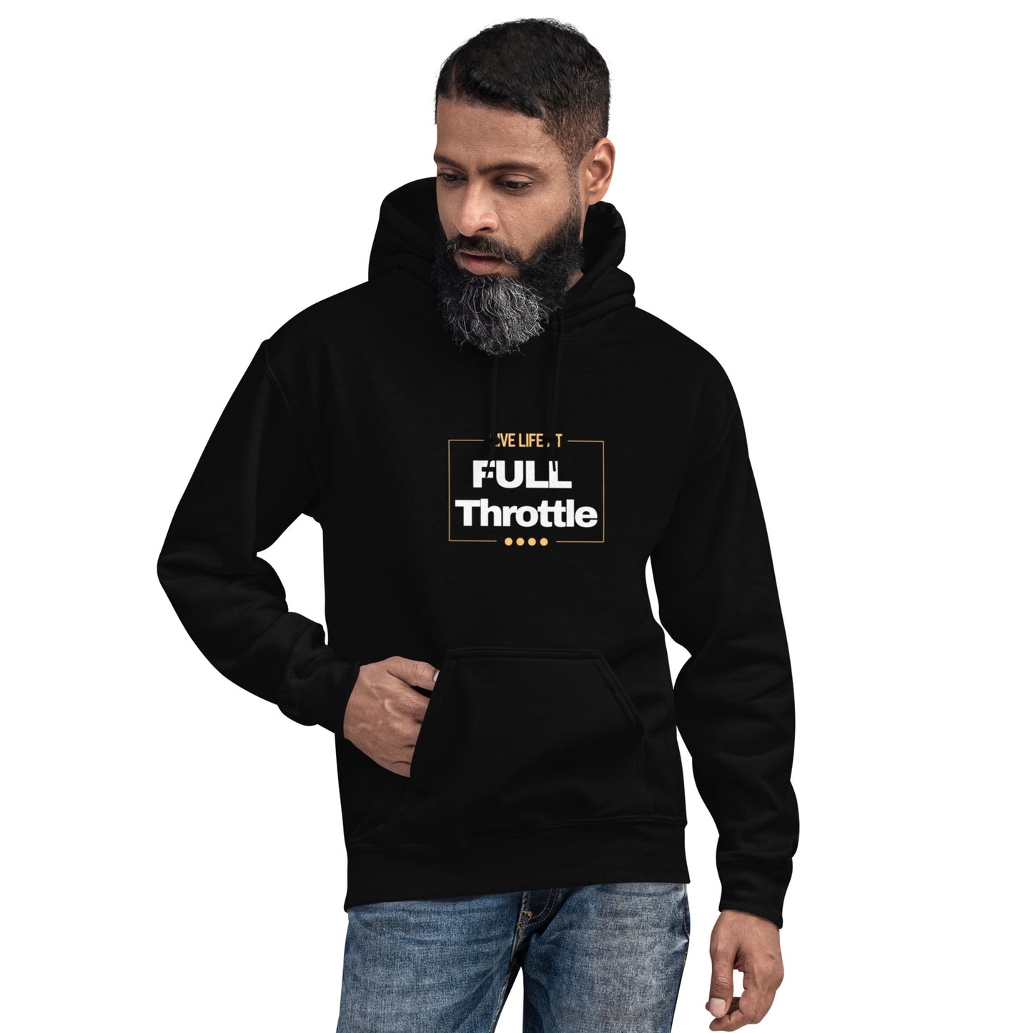 Unisex Heavy Blend Hoodie-Live life at full throttle