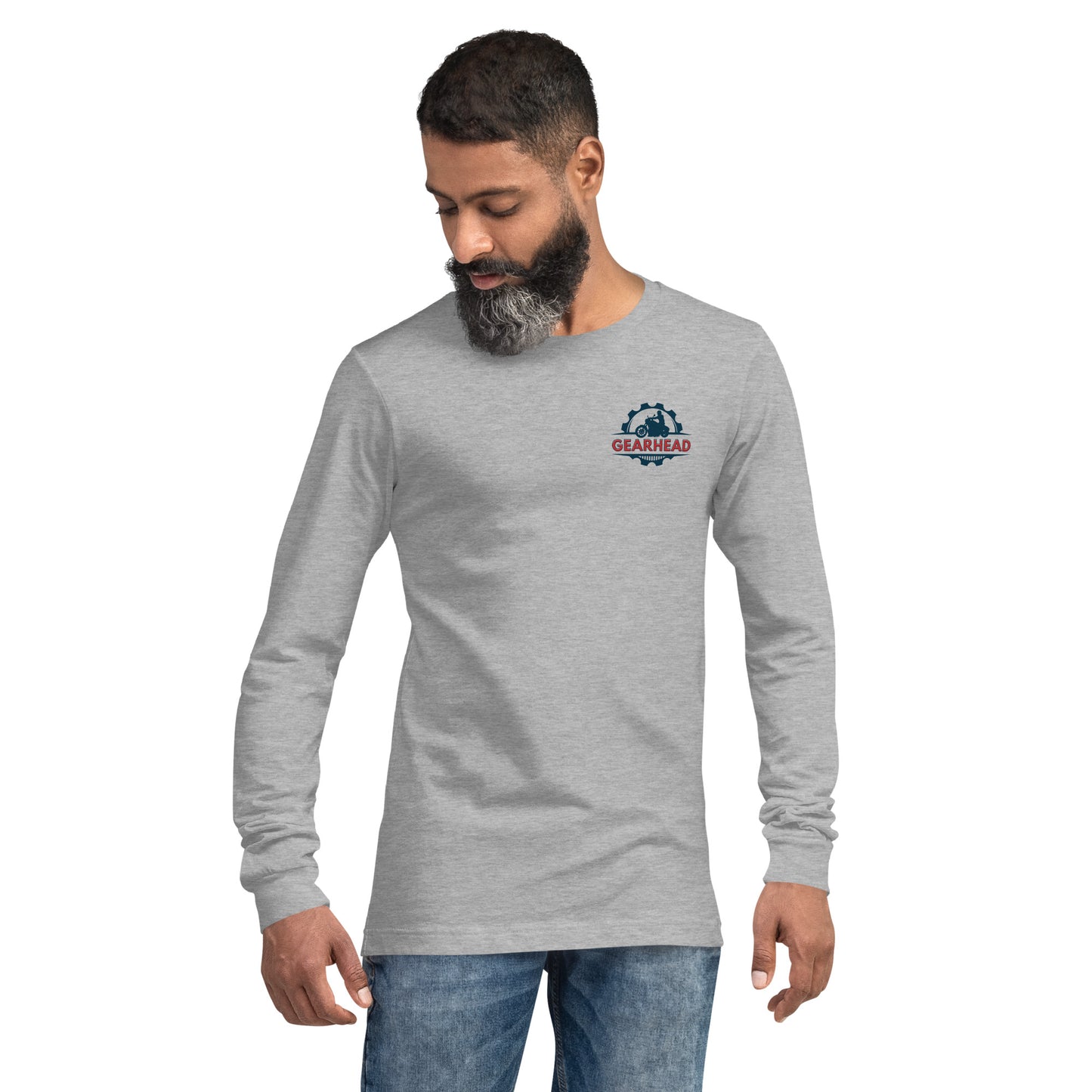 Unisex Long Sleeve Tee | Gearhead Symbol