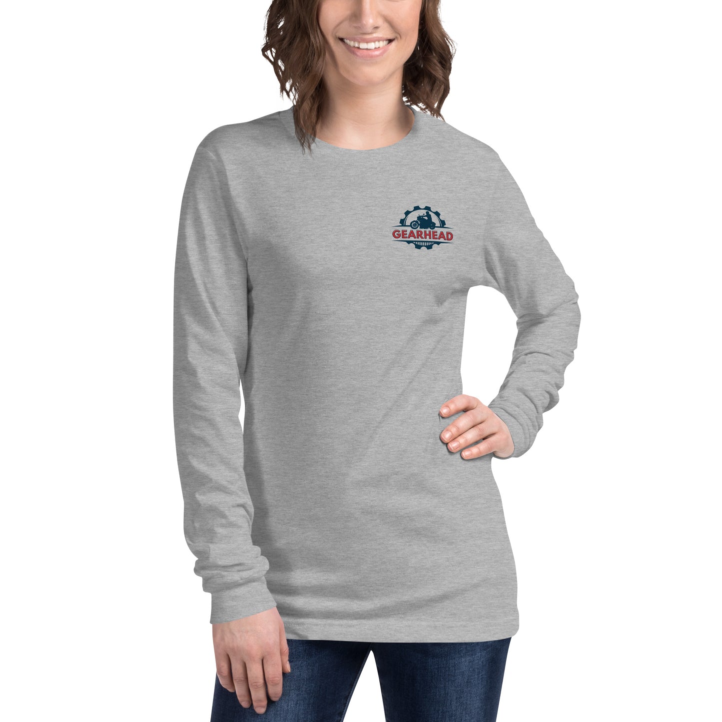 Unisex Long Sleeve Tee | Gearhead Symbol