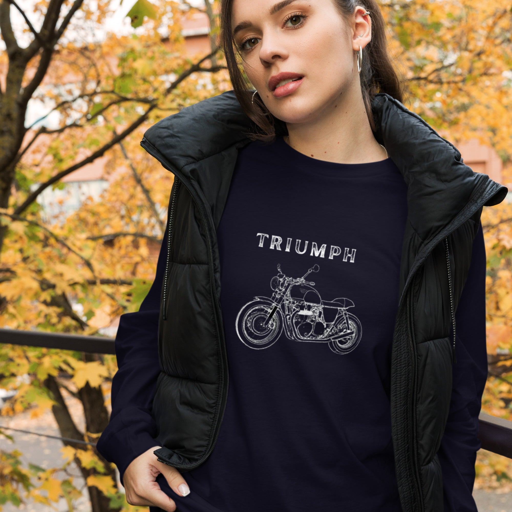 Triumph motorcycle deals long sleeve shirt