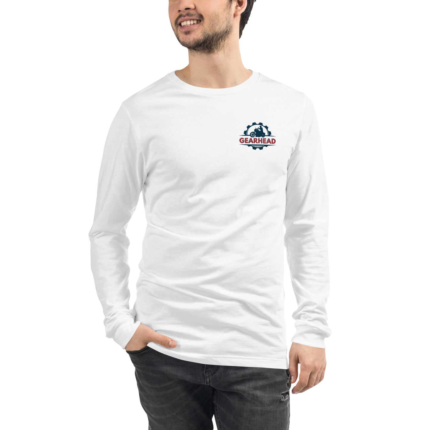 Unisex Long Sleeve Tee | Gearhead Symbol