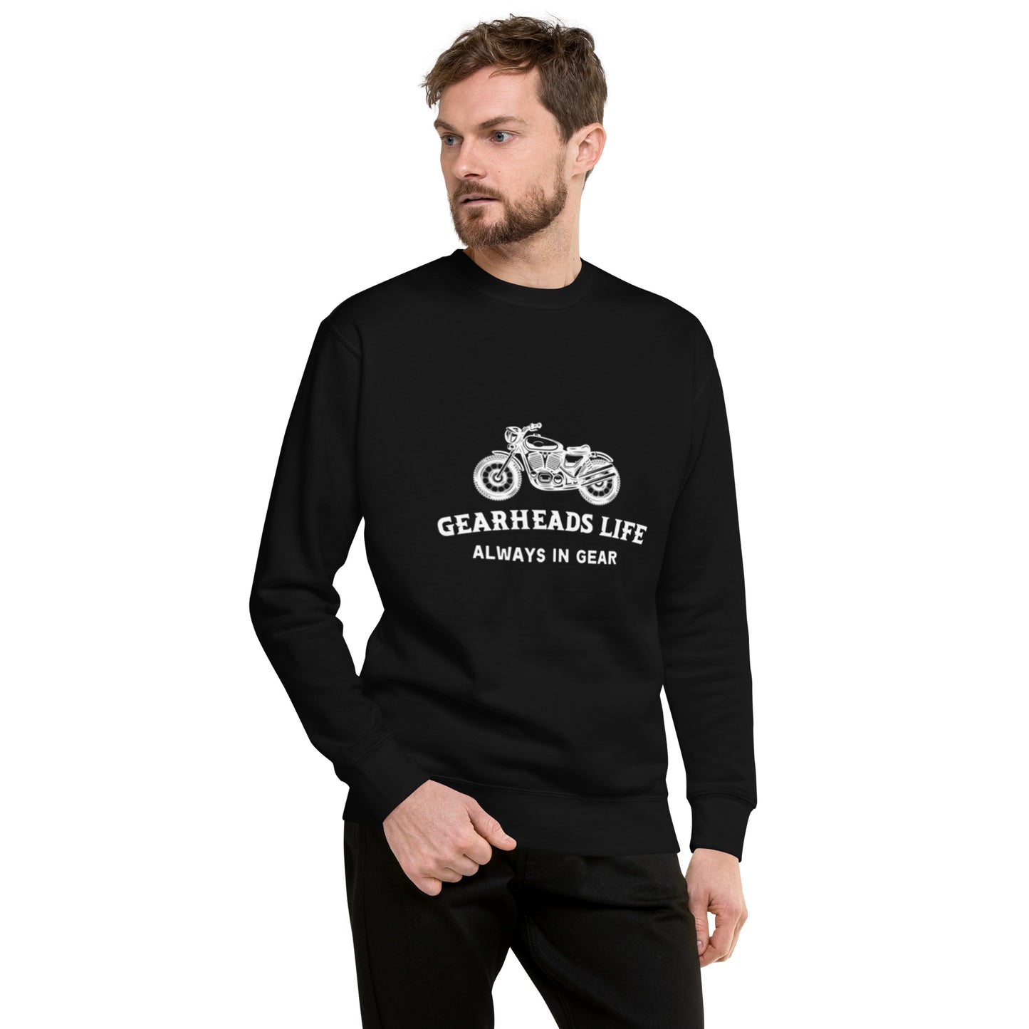 Unisex Premium Sweatshirt | Gearheads Life Always in gear