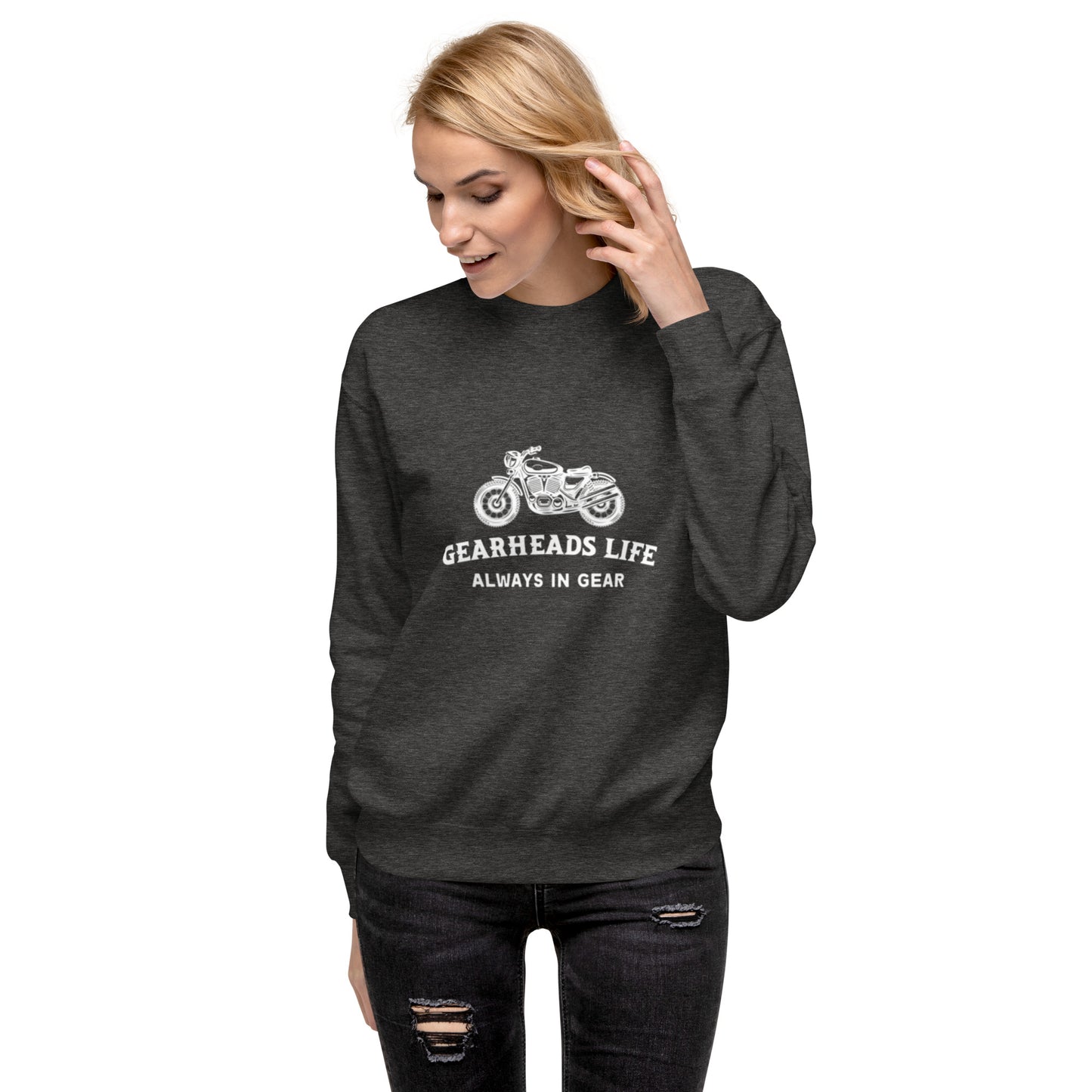 Unisex Premium Sweatshirt | Gearheads Life Always in gear