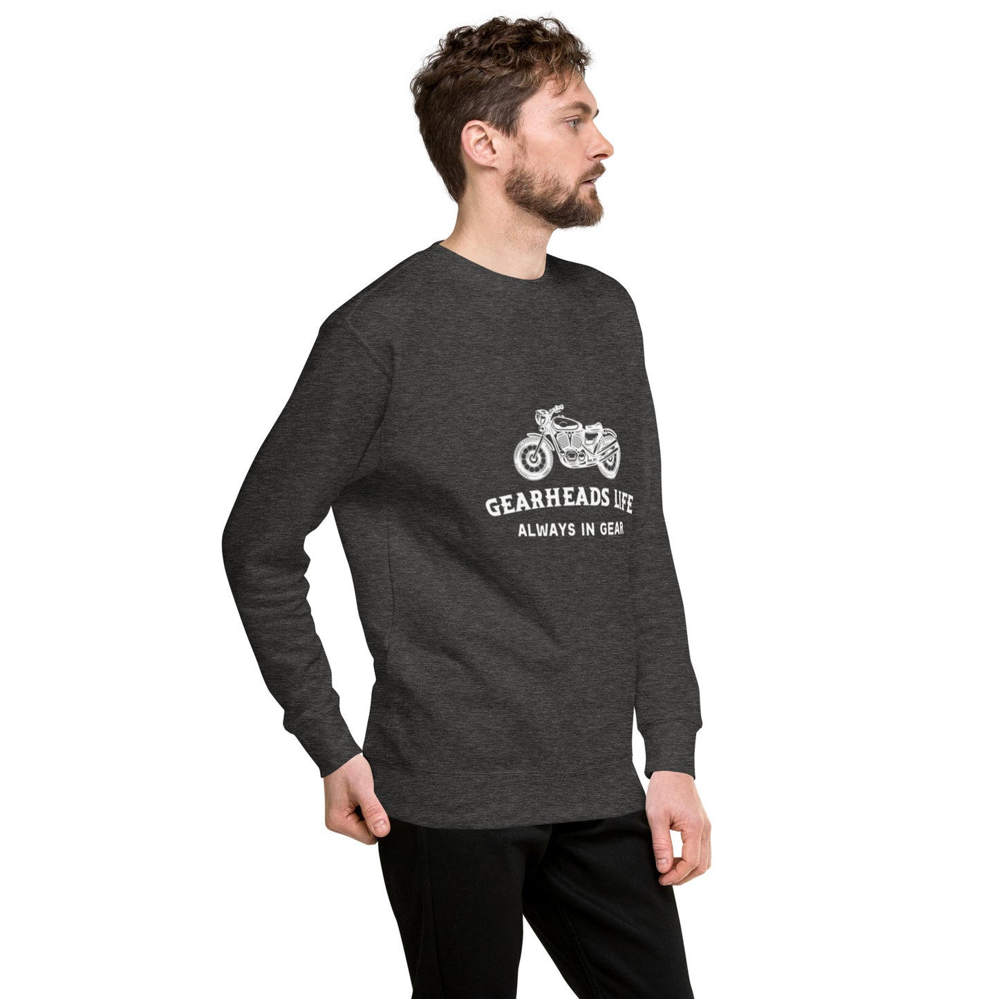 Unisex Premium Sweatshirt | Gearheads Life Always in gear