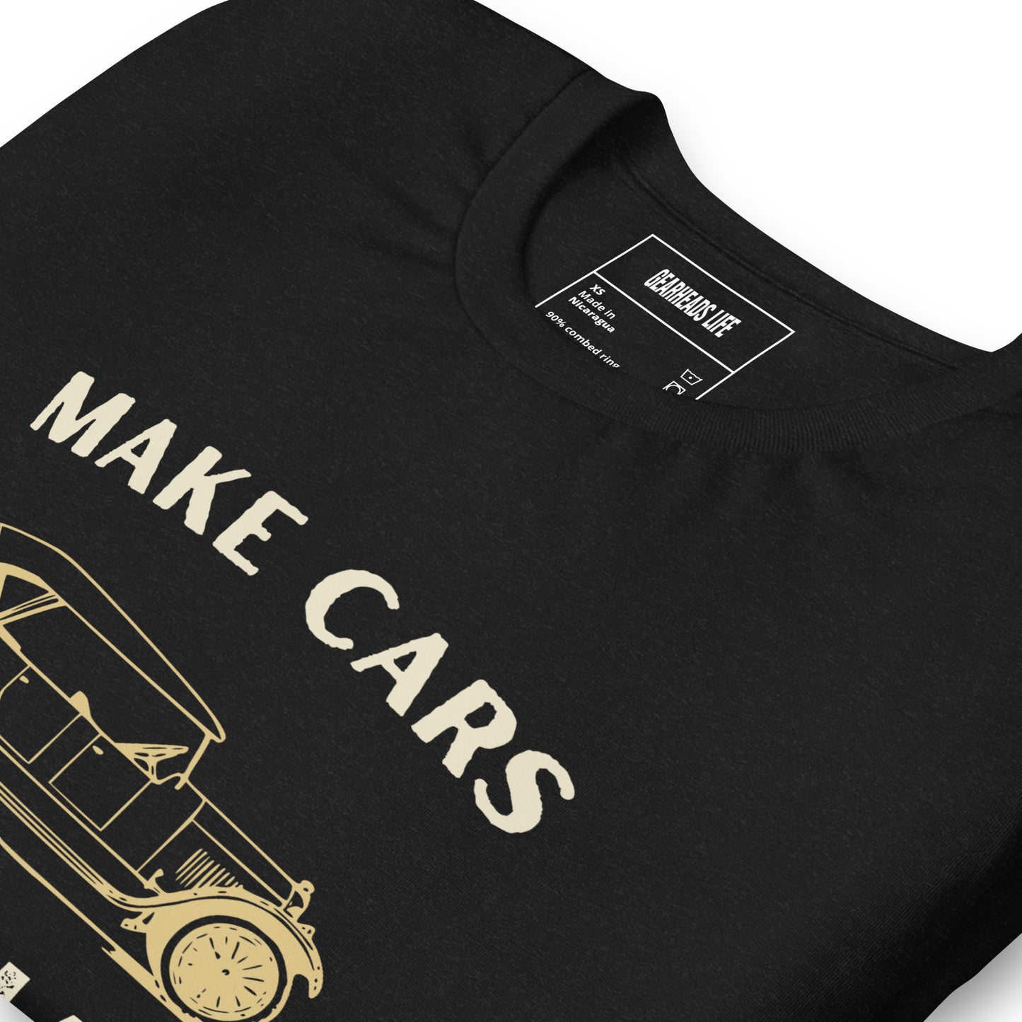 Unisex Car T-shirt | Make Cars Manual Again