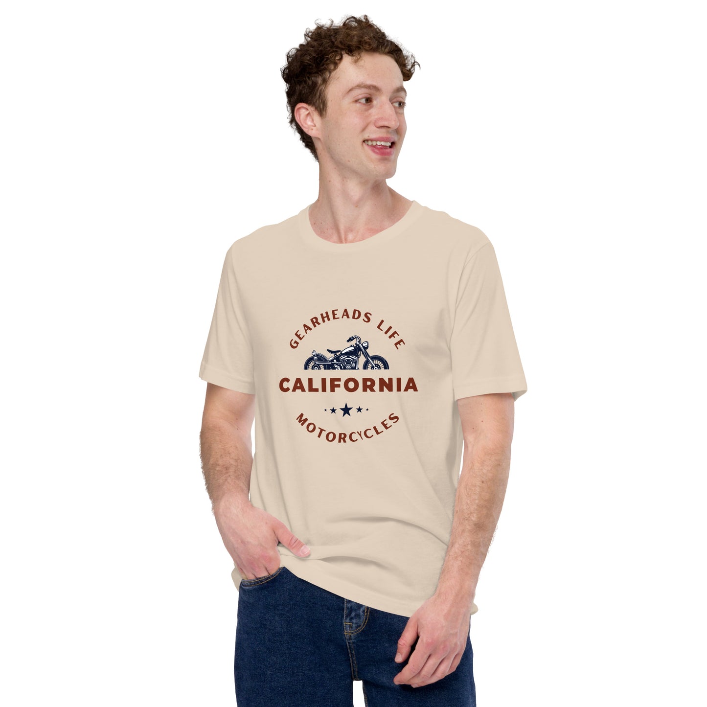 Unisex t-shirt - Gearheads Life California Motorcycles