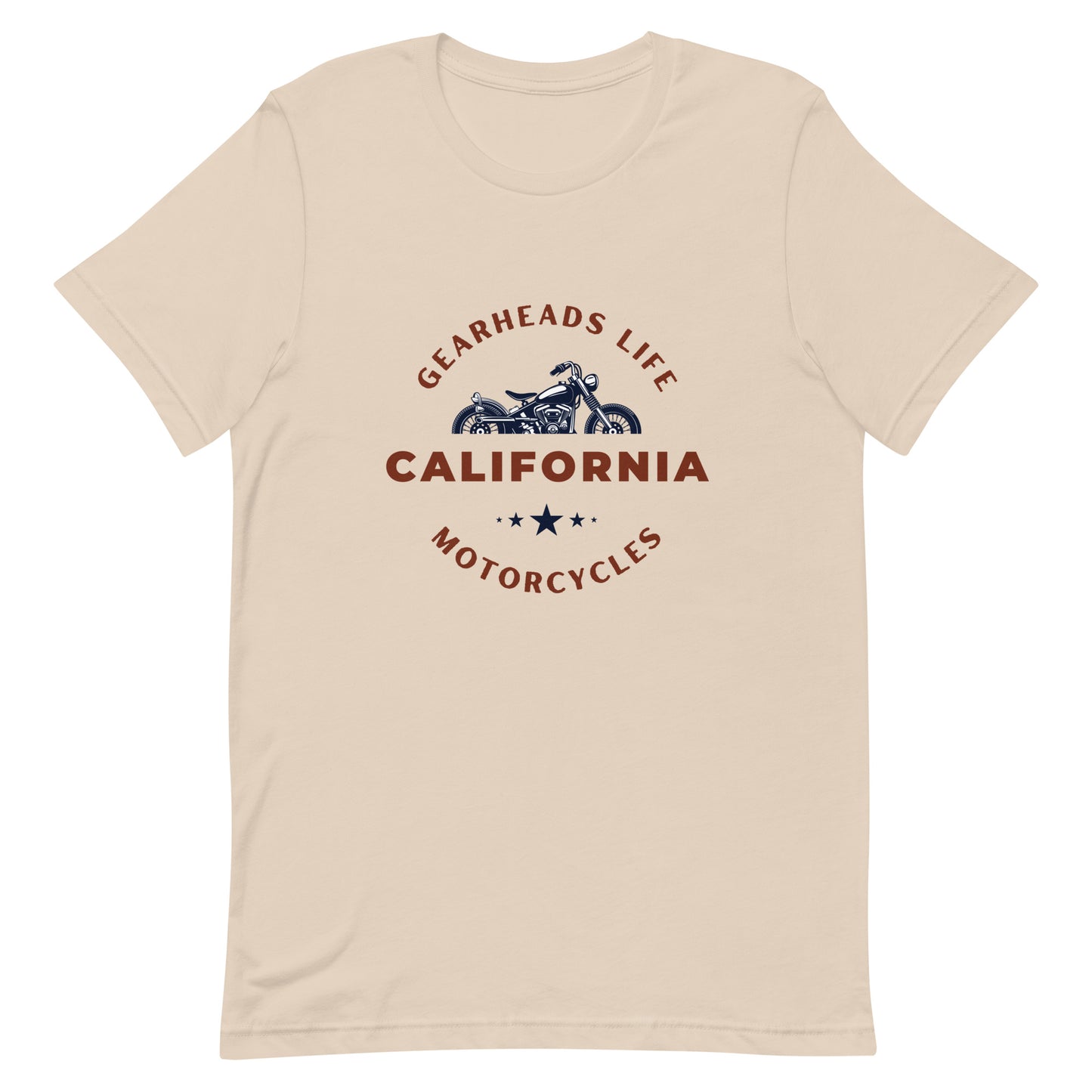 Unisex t-shirt - Gearheads Life California Motorcycles