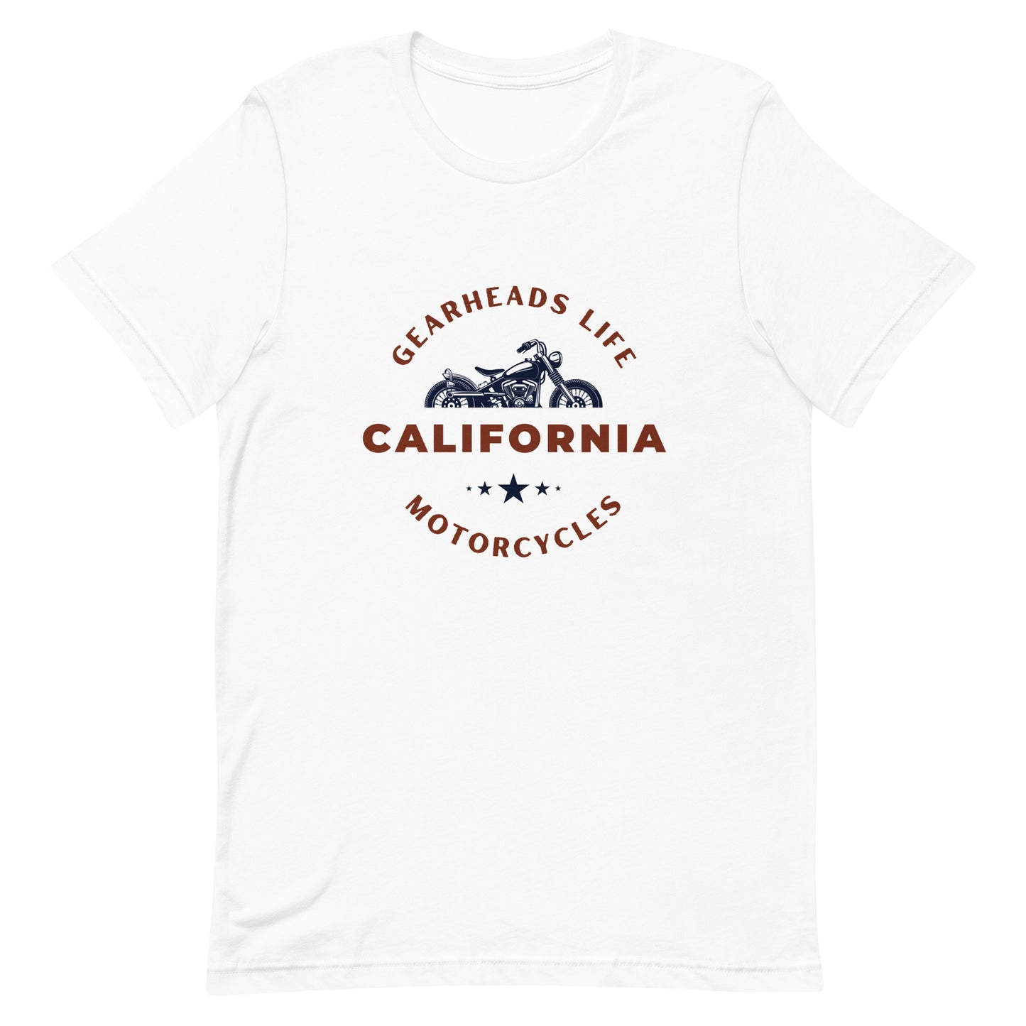 Unisex t-shirt - Gearheads Life California Motorcycles